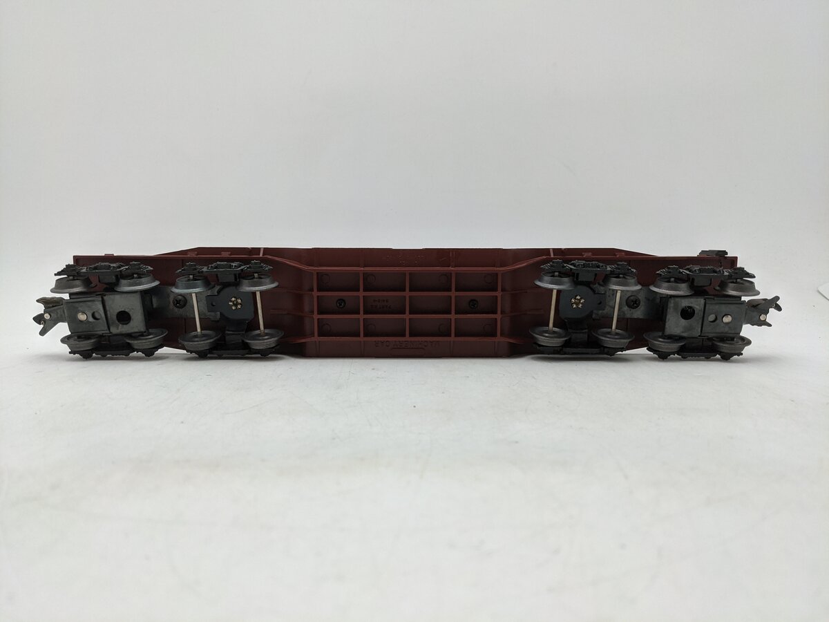 Lionel 6-9233 O Gauge 4 Truck Depressed Center Flatcar with Transformer EX