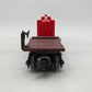 Lionel 6-9233 O Gauge 4 Truck Depressed Center Flatcar with Transformer EX