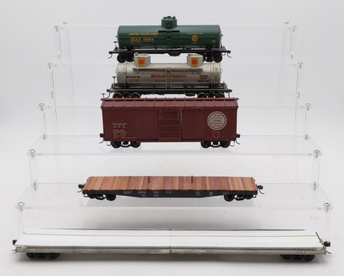 Des Plaines Hobbies & Others Assorted S Scale Freight Cars [5] EX