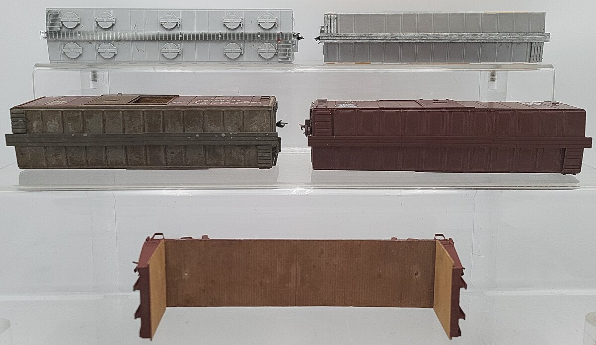 S-Helper & Other S Scale Assorted Freight Cars: 18170, 49001, 21827, 29046 [5] EX