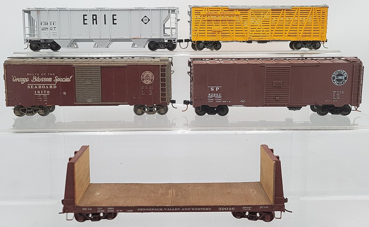 S-Helper & Other S Scale Assorted Freight Cars: 18170, 49001, 21827, 29046 [5] EX