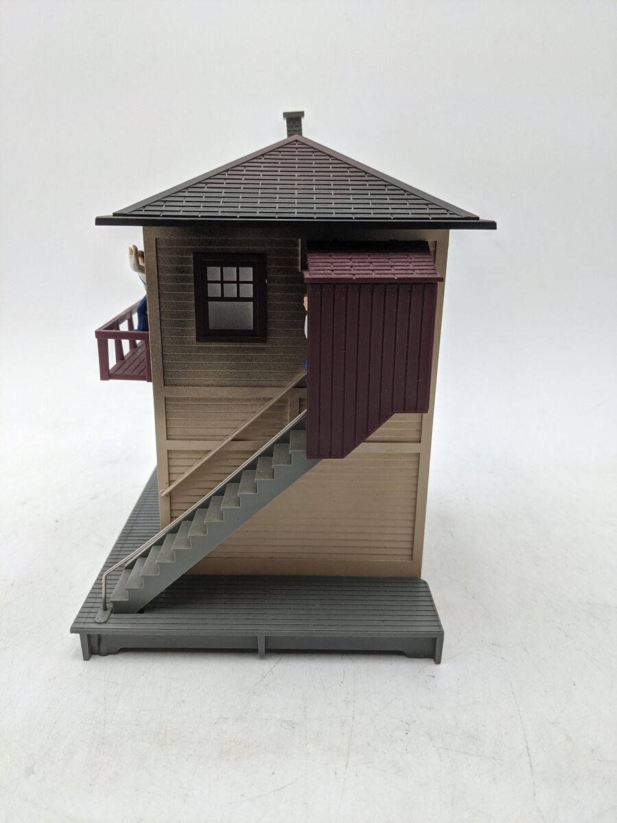 Lionel 6-14201 O Gauge Burning Switch Tower Built Building EX