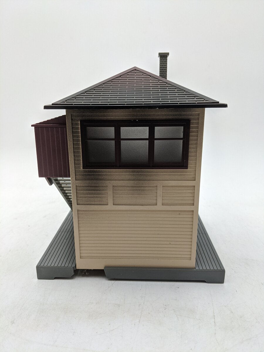 Lionel 6-14201 O Gauge Burning Switch Tower Built Building EX
