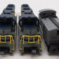 Life Like 7628 39162 N Scale CSX GP38 Locomotive, Dummy Unit & Caboose LN/Box
