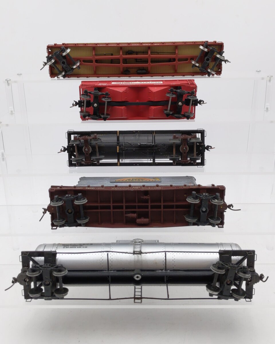 S-Helper, Lehigh Valley Models, & Others Assorted S Scale Freight Cars [5] EX