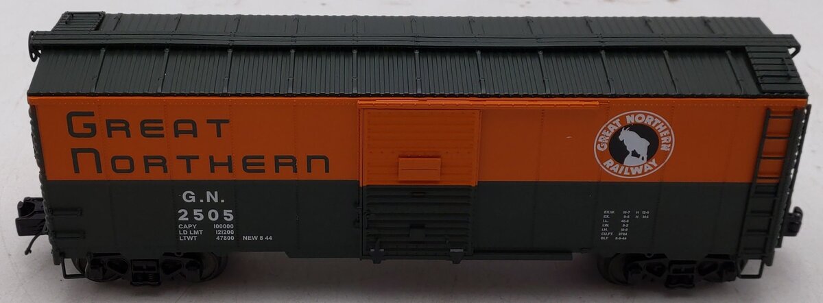MTH 20-93552 O Gauge Great Northern 40' AAR Boxcar #2505 NIB