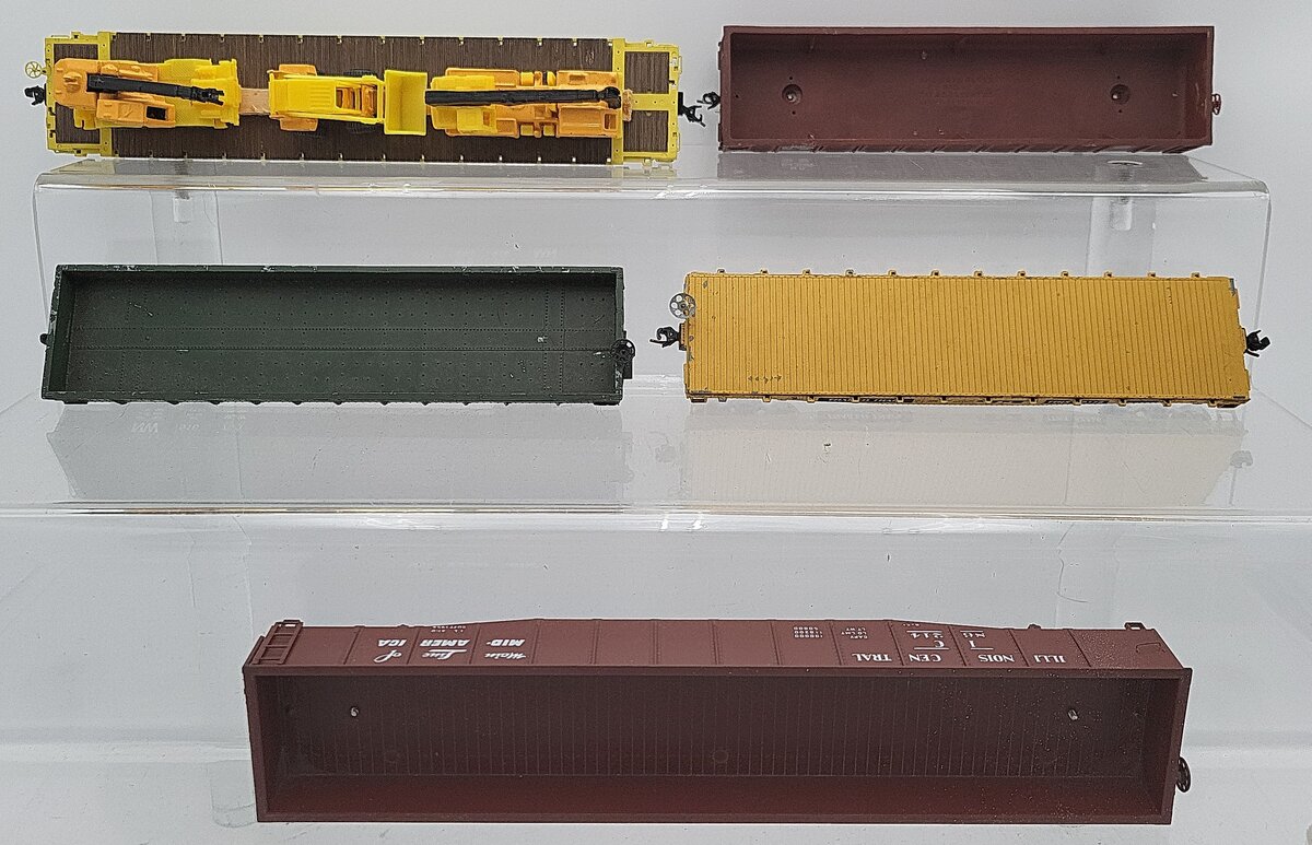 American Models & Other S Scale Assorted Freight Cars [5] EX