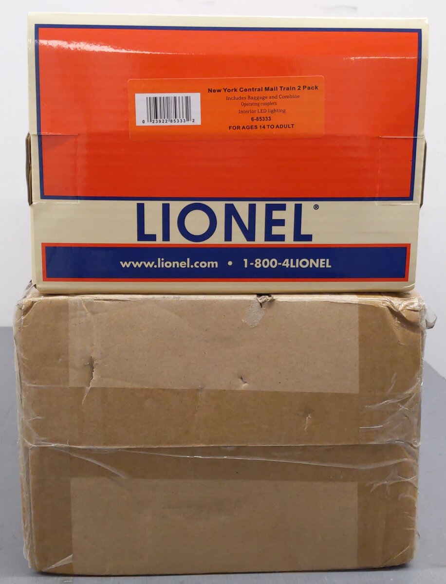 Lionel 6-85333 O New York Central 18'' Heavyweight Baggage/Combine Car EX/Box