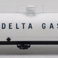 Atlas 6413-2 O Gauge Delta Gas 33,000 Gallon Tank Car #17041 (3-Rail) EX/Box