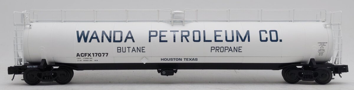 Atlas 6415-2 O Gauge Wanda Petroleum 33,000 Gallon Tank Car #17077 - 3Rail EX/Box