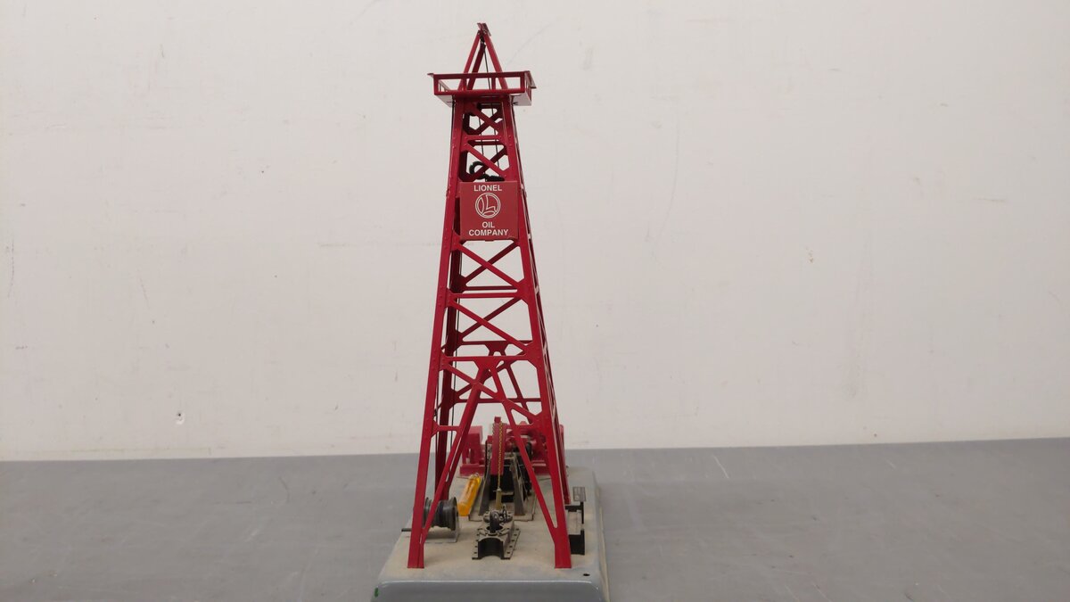 Lionel 6-12848 O Gauge Red Operating Oil Derrick EX/Box