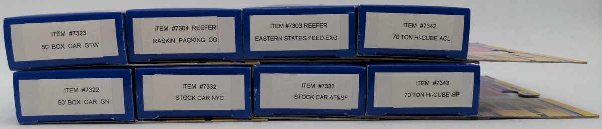Life-Like N Scale Assorted Boxcars [8] EX/Box