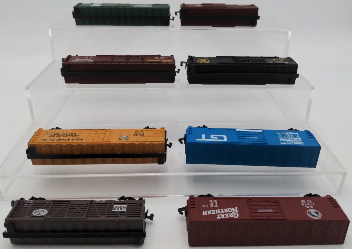 Life-Like N Scale Assorted Boxcars [8] EX/Box