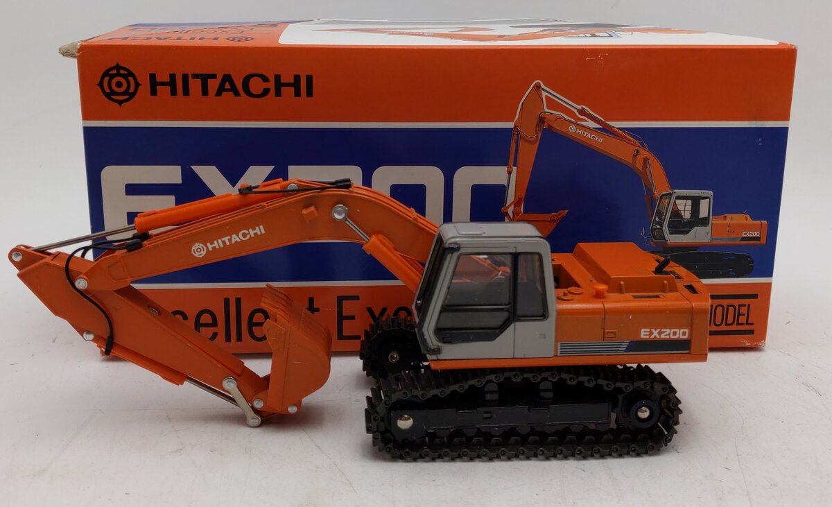 Shinsei Hitachi 1:40 Die-cast Excavator LN/Box