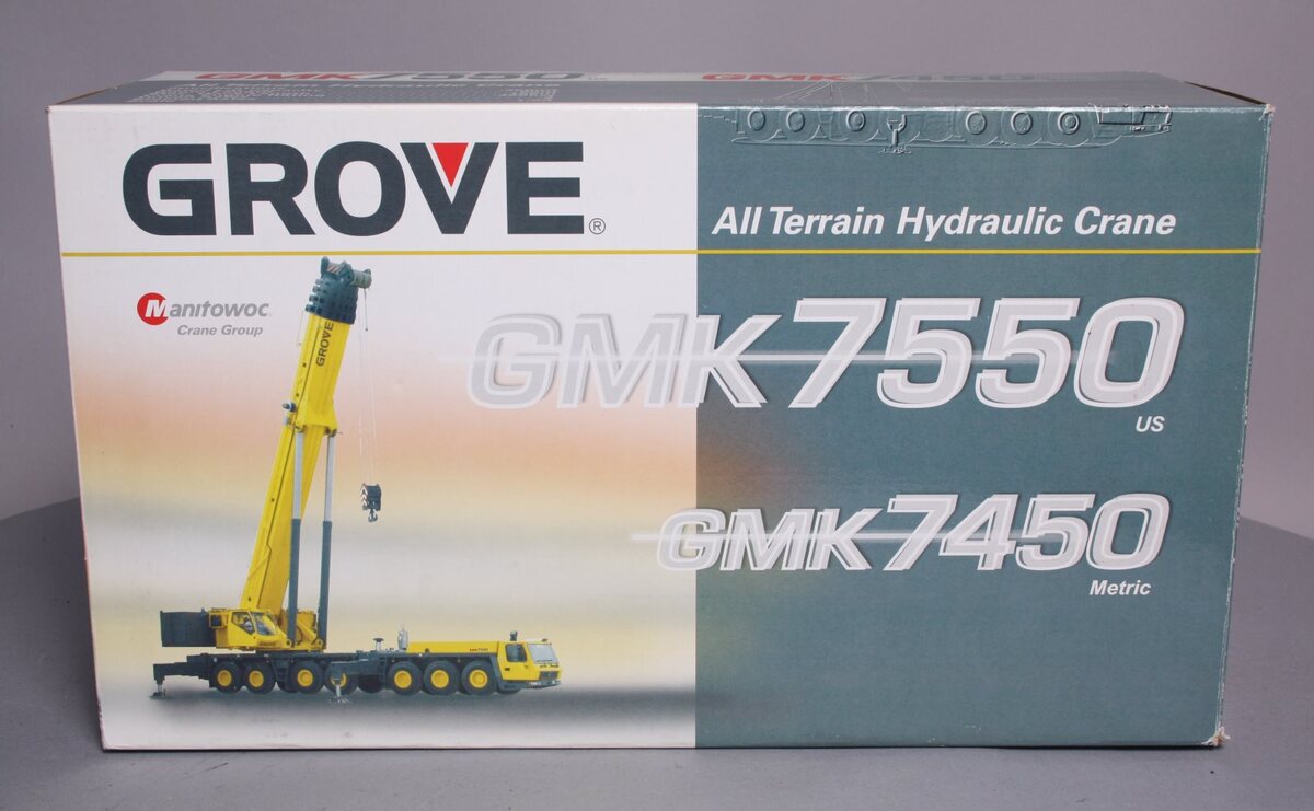 NZG 526 1:50 Grove GMK7550 All Terrain Hydraulic Crane LN/Box