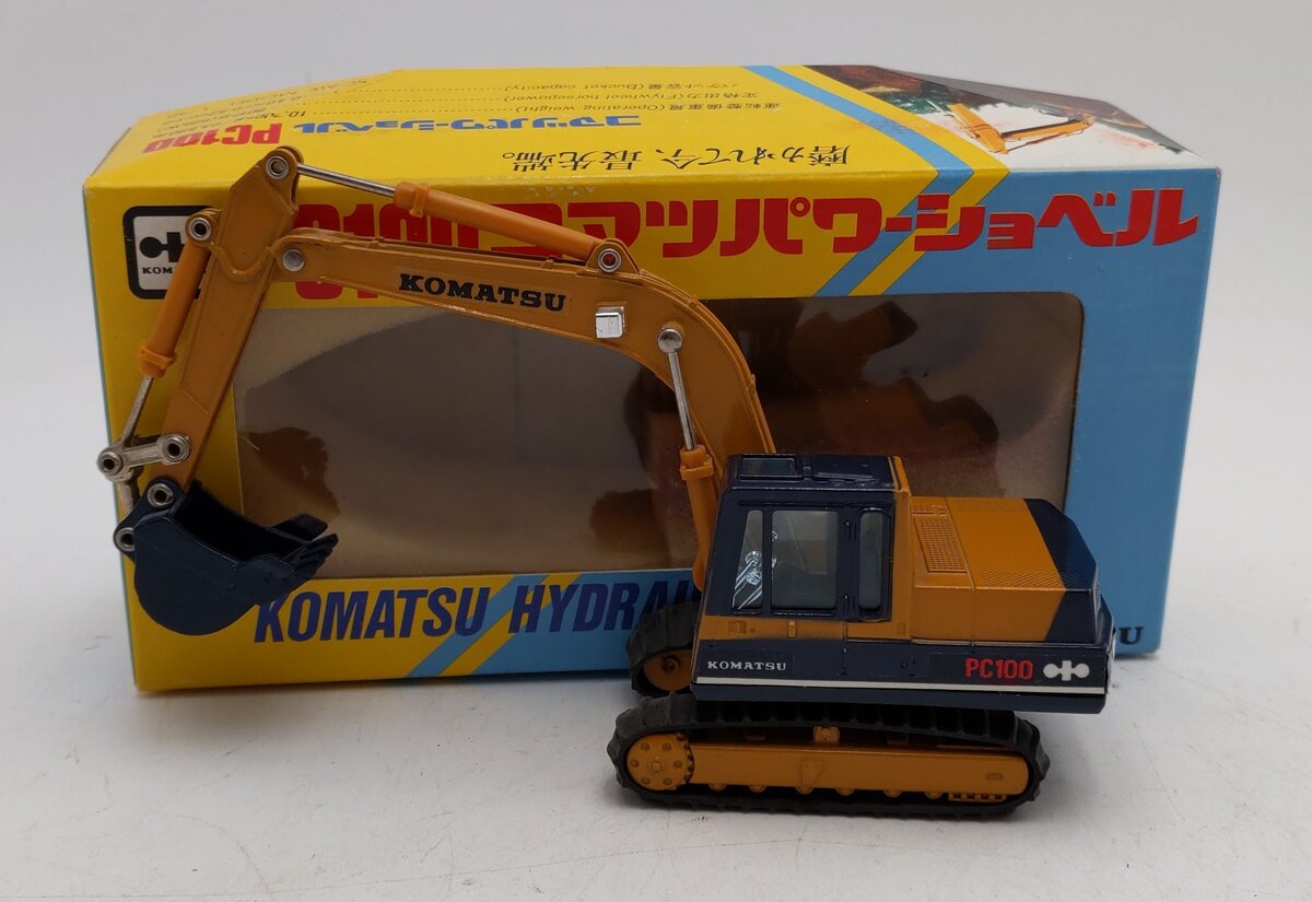Shinsei SH613 1:48 PC100 Komatsu Hydraulic Excavator LN/Box