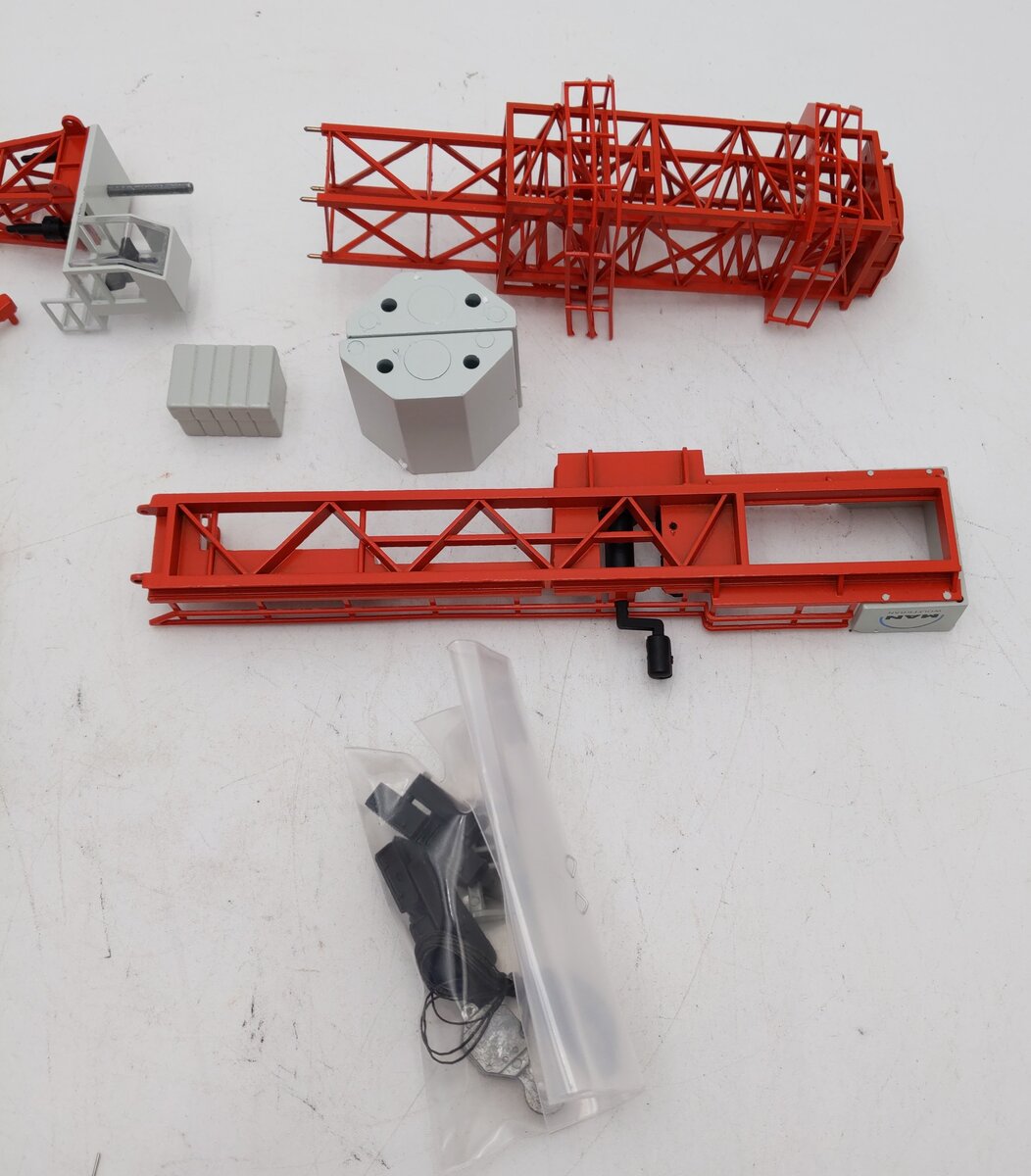 Conrad 1:87 Die Cast Man Wolffkran Trolley JIB Tower Crane LN/Box