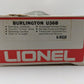 Lionel 6-8650 O Burlington Northern U36B Powered Diesel Locomotive #8650 VG/Box