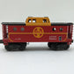 Williams CAB122 O Gauge Santa Fe N5C Porthole Caboose #999024 EX/Box