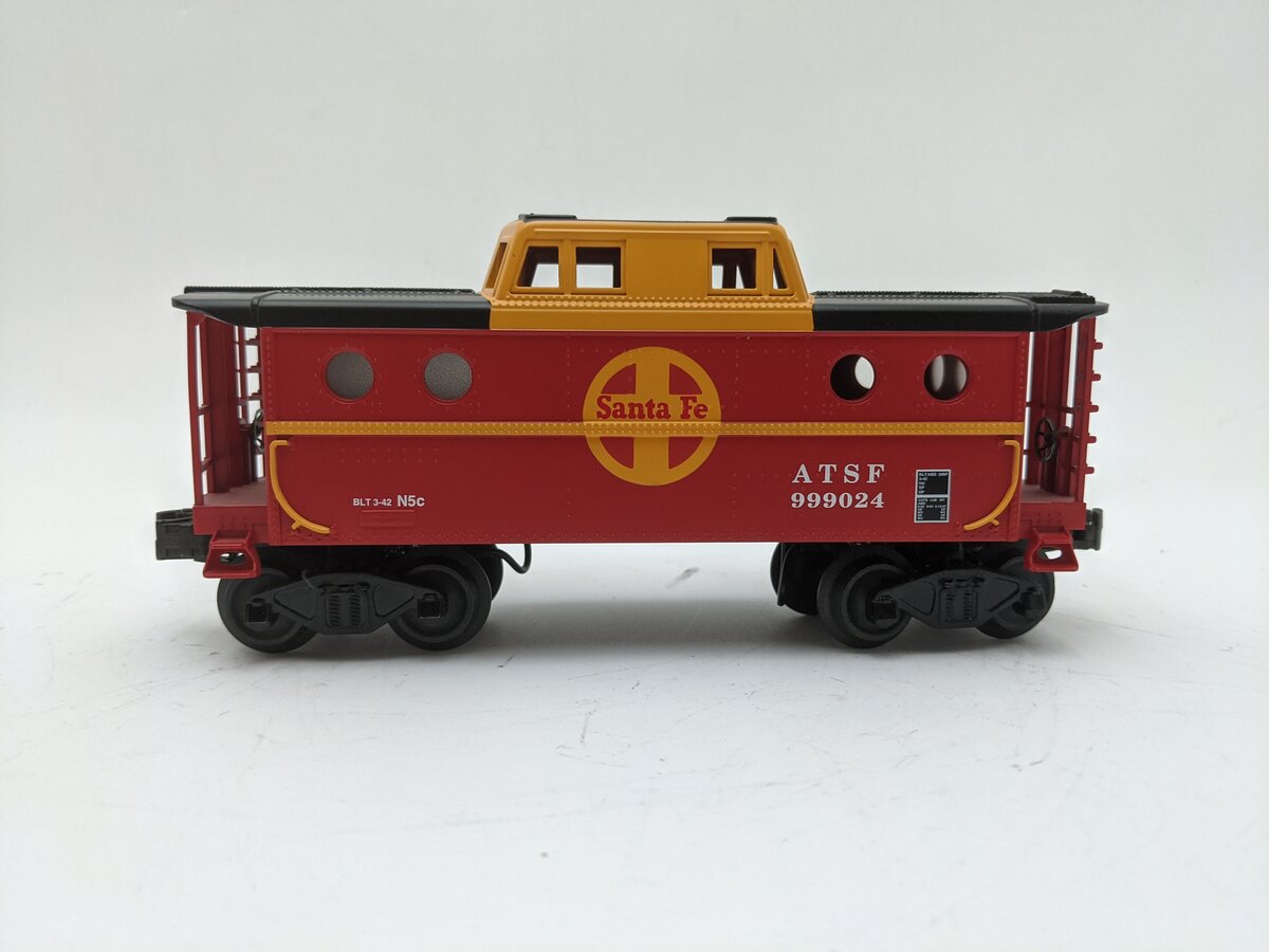 Williams CAB122 O Gauge Santa Fe N5C Porthole Caboose #999024 EX/Box