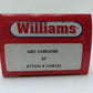 Williams CAB122 O Gauge Santa Fe N5C Porthole Caboose #999024 EX/Box