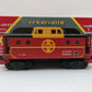 Williams CAB122 O Gauge Santa Fe N5C Porthole Caboose #999024 EX/Box