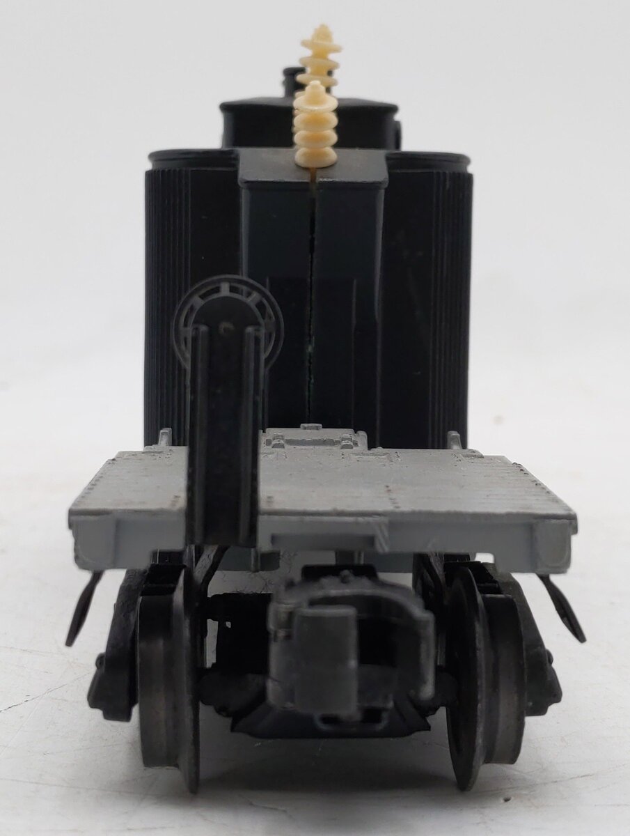 Lionel 6461 VIntage O Flatcar with Black Transformer VG