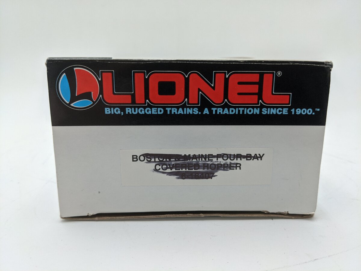 Lionel 6-16407 O Gauge Boston & Maine Four-Bay Hopper EX/Box