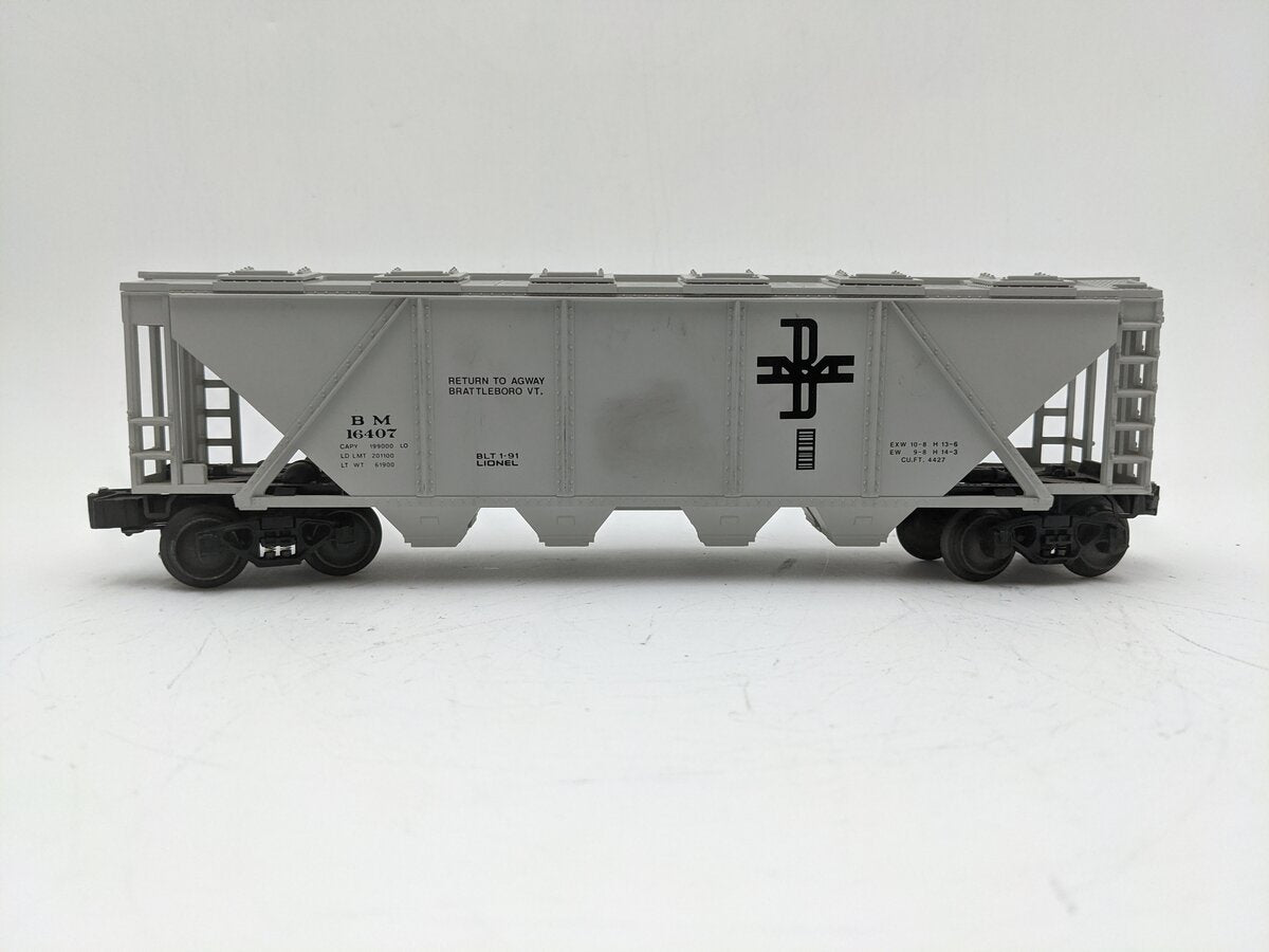 Lionel 6-16407 O Gauge Boston & Maine Four-Bay Hopper EX/Box
