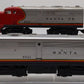 Lionel 6-8020 & 6-8021 Santa Fe Alco Non-Powered A & B-Unit Diesel Locomotive VG