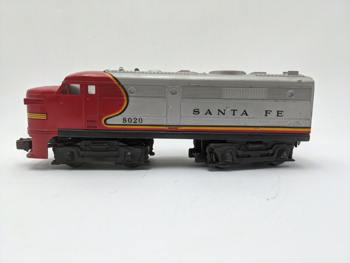 Lionel 6-8020 O Gauge Santa Fe Alco A Diesel Locomotive VG