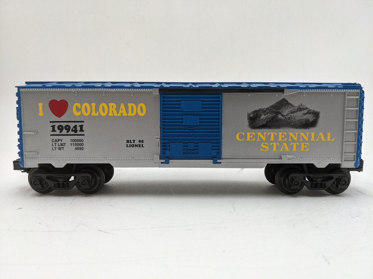 Lionel 6-19941 O Gauge "I Love Colorado" Boxcar EX/Box