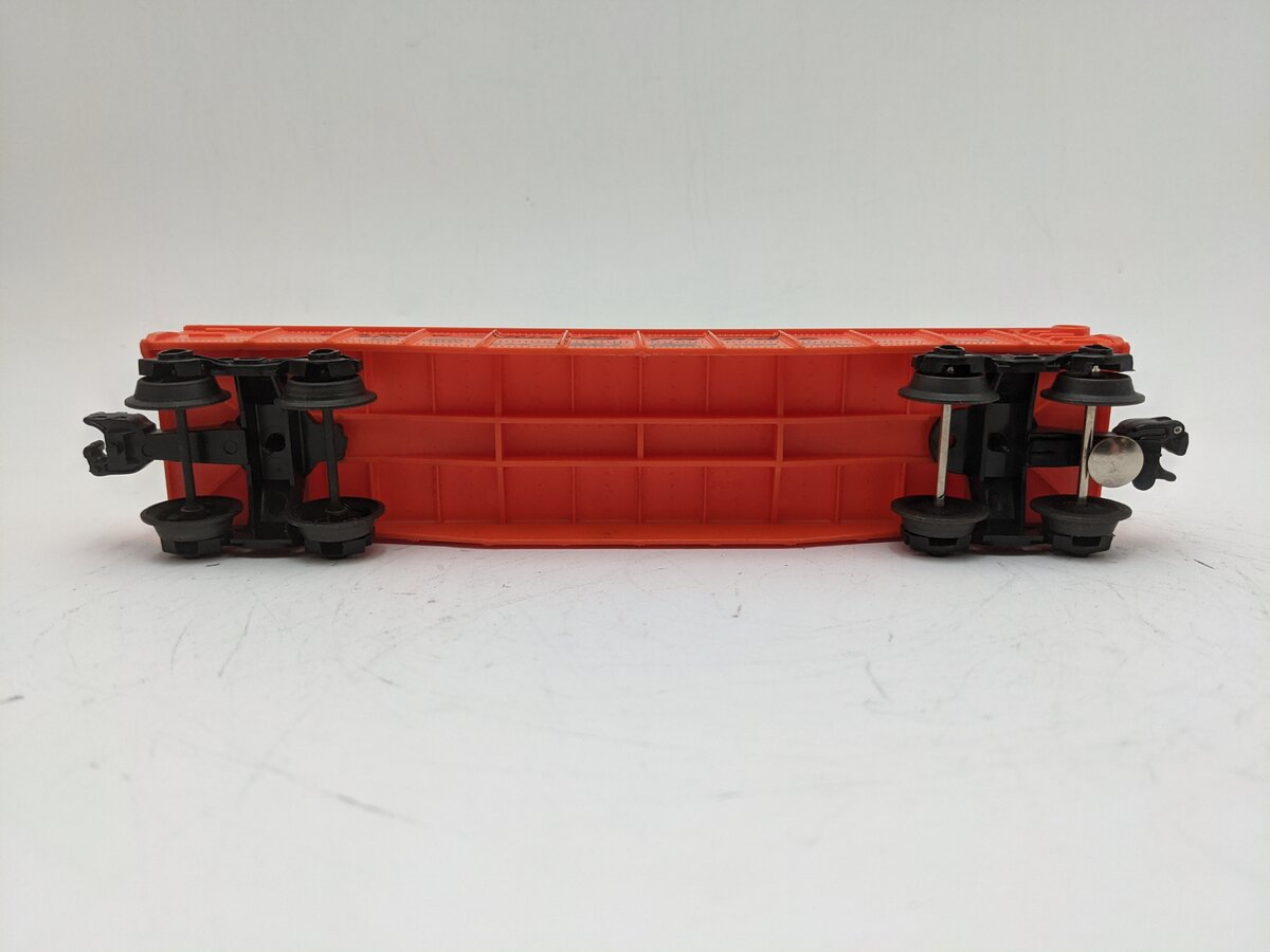 Lionel 6-9131 O Gauge Denver and Rio Grande Western Long Gondola (Orange) EX/Box