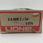 Lionel 6-9714 O Gauge Denver & Rio Grande Western Box Car EX/Box