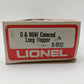 Lionel 6-9112 O Gauge Denver & Rio Grande Western Covered Long Hopper EX/Box