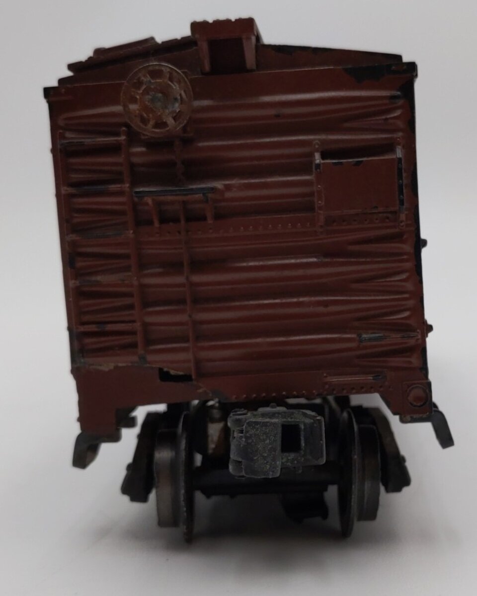 Lionel 3854 Vintage O Pennsylvania Operating Merchandise Car - Black Doors -RARE