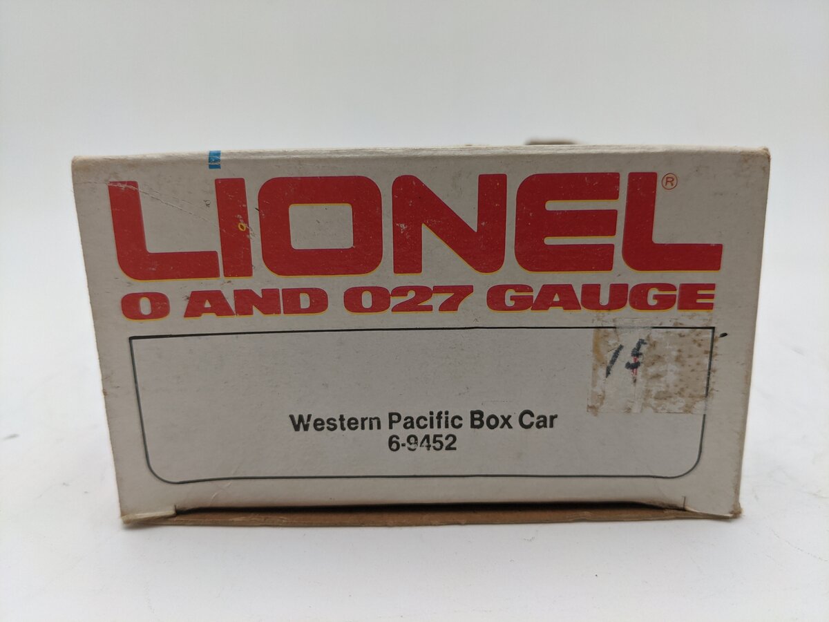 Lionel 6-9452 O Gauge Western Pacific Boxcar #9452 EX/Box