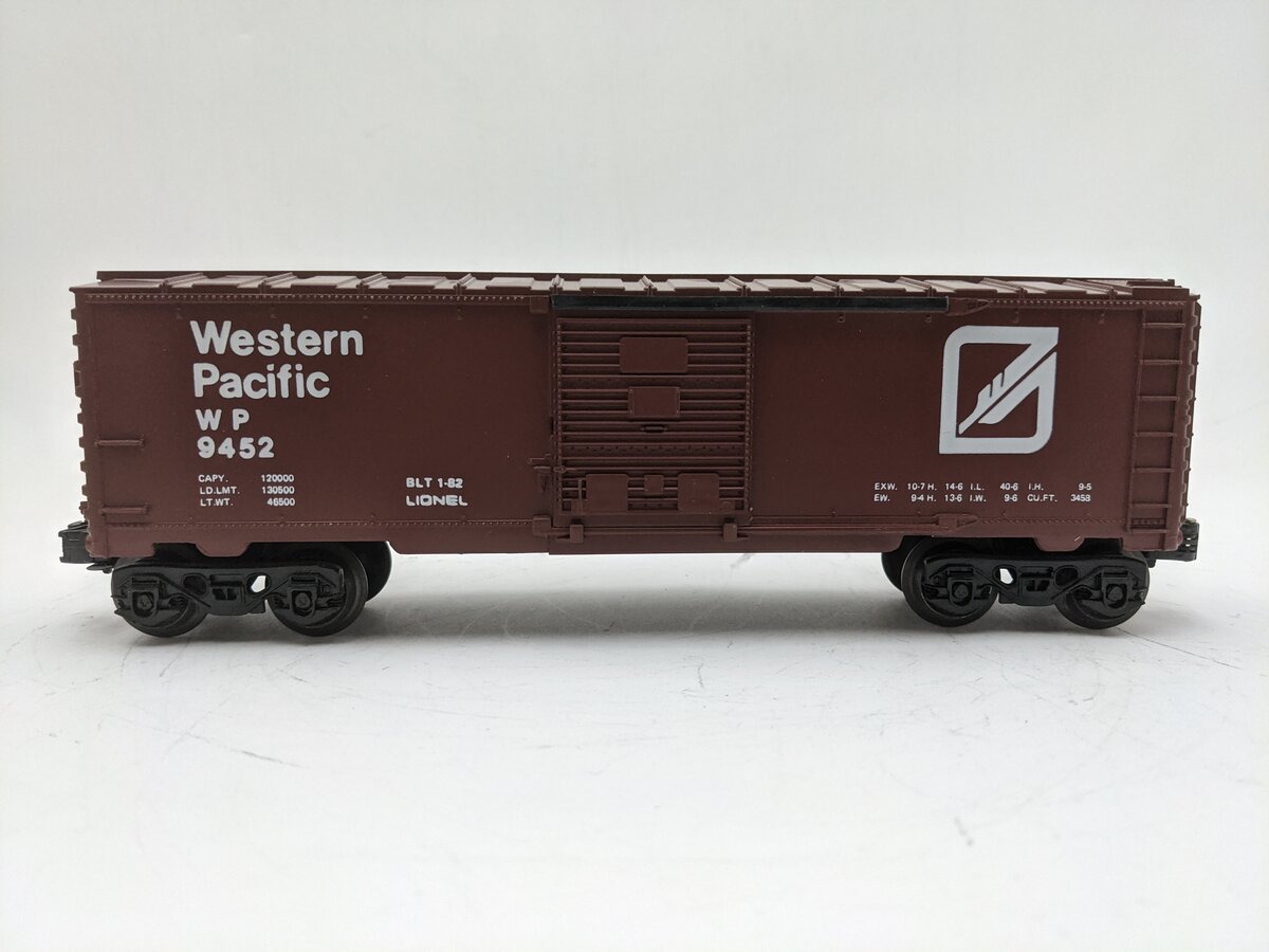 Lionel 6-9452 O Gauge Western Pacific Boxcar #9452 EX/Box