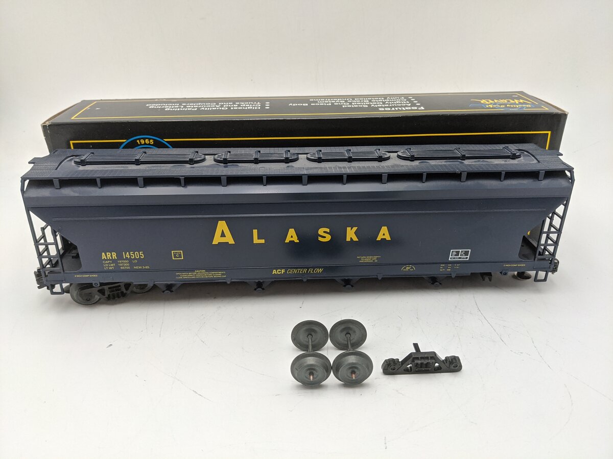 Weaver 14505 O Gauge Alaska 3-Bay Centerflow Hopper #14505 - 3-Rail EX/Box
