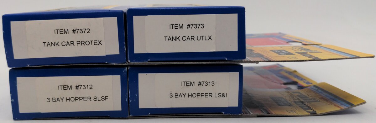 Life-Like N Scale Assorted Freight Cars [4] EX/Box