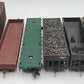 American Flyer & Other S Scale Assorted Freight Cars: 2003, 36180, 28001 [6] EX