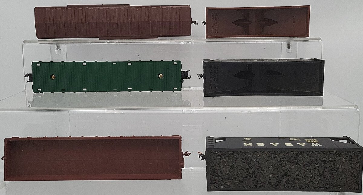 American Flyer & Other S Scale Assorted Freight Cars: 2003, 36180, 28001 [6] EX