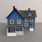 MTH 30-9046 O Gauge Assembled Farm House Blue W/Gray Shutters EX
