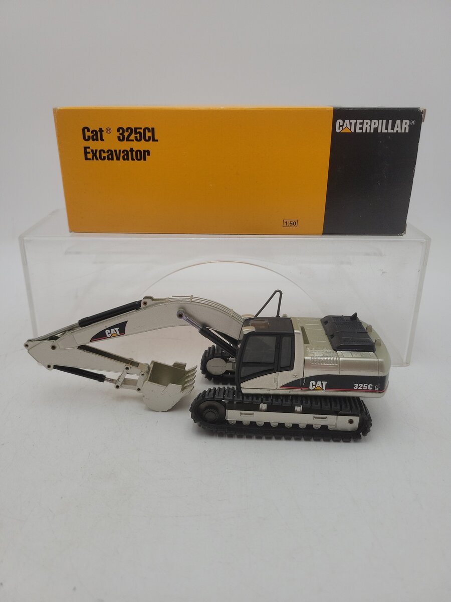 NZG 515 1:50 Scale Silver Caterpillar 325CL Excavator Diecast Model EX/Box