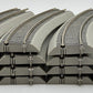 American Flyer 6-49853 S Gauge FasTrack 40" Diameter Curved Track Sections (15) VG