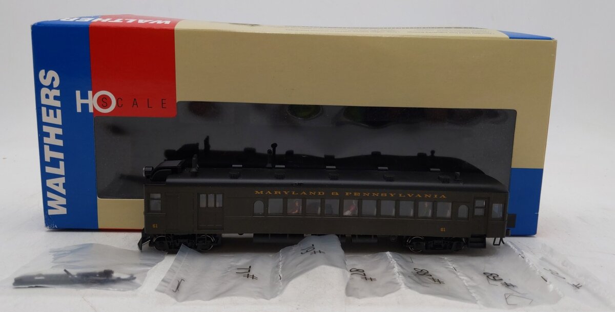 Walthers 932-6288 HO Scale M&P EMC Gas Electric Locomotive #61-Custom EX/Box