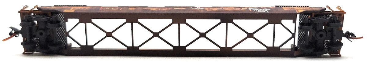 Micro-Trains 13560062 N TTX Weathered 70' Husky Stack Well Car w/48' Well #56844 LN/Box