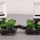 Lionel 6-52014 O Gauge Burlington Northern TTUX Flat Car with Trailers VG/Box