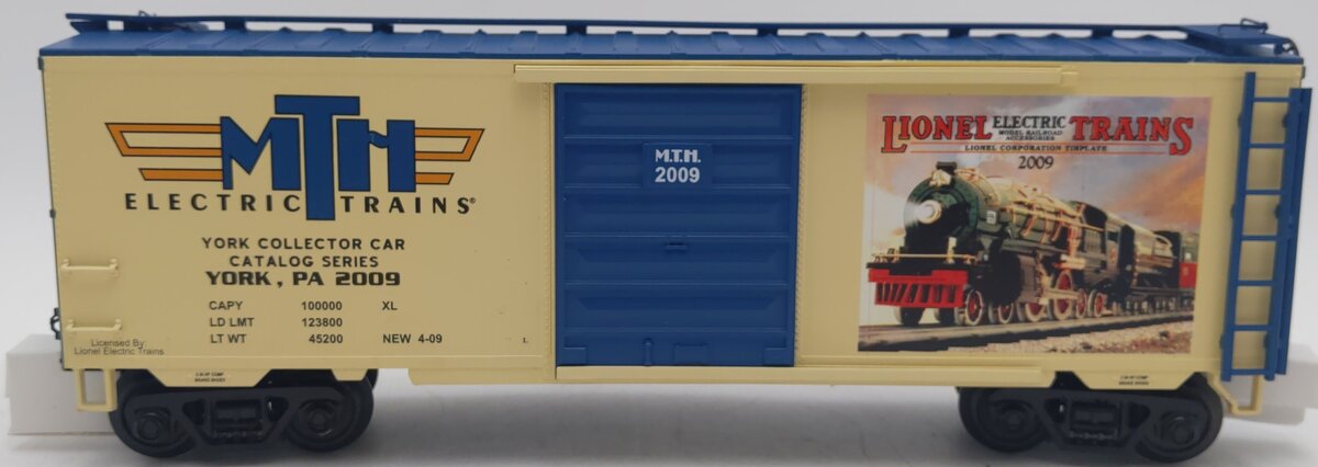 MTH 20-93458 O Gauge TCA Spring York 2009 40' Boxcar EX/Box