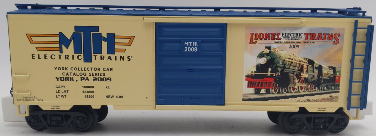MTH 20-93458 O Gauge TCA Spring York 2009 40' Boxcar EX/Box